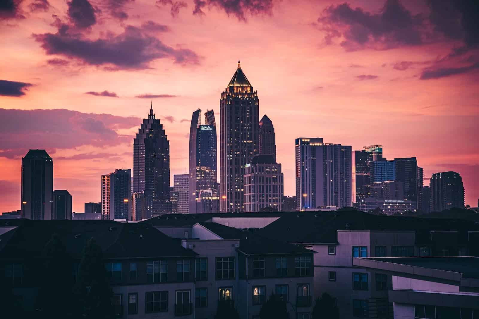 Atlanta Skyline Night
