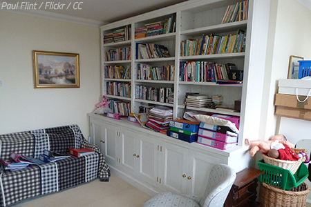 Moving a heavy bookcase to a new home