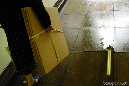 Moving in rainy weather