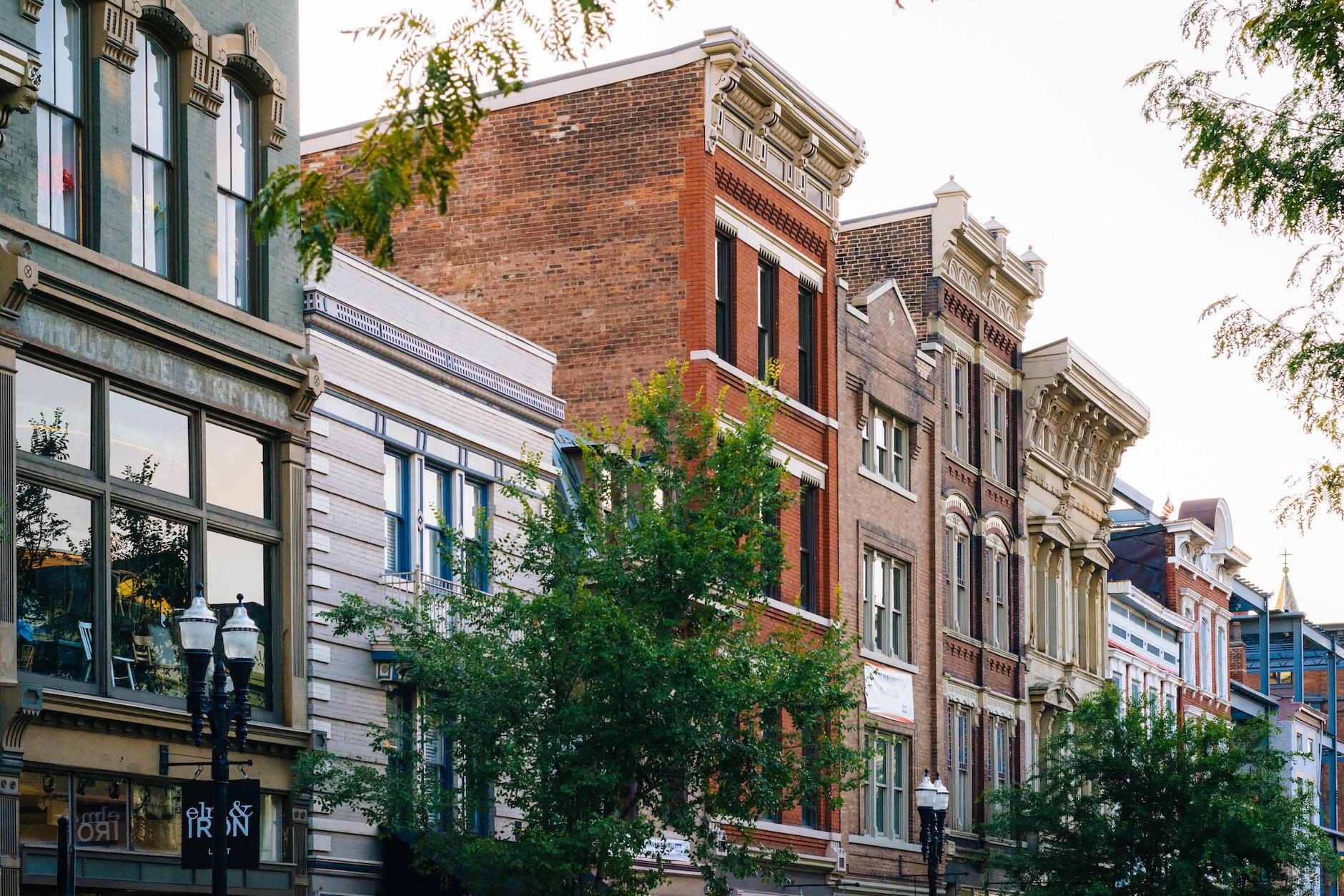 Downtown Cincinnati brick building