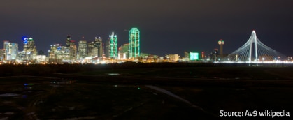 The Skyline of Dallas Dallas skyline
