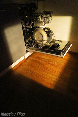 Dishwasher moving tips