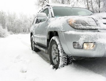Drive across the US in winter