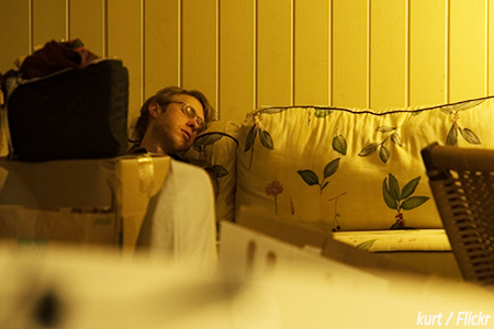 Get enough sleep when moving