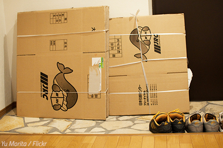 Packing boxes for large pictures