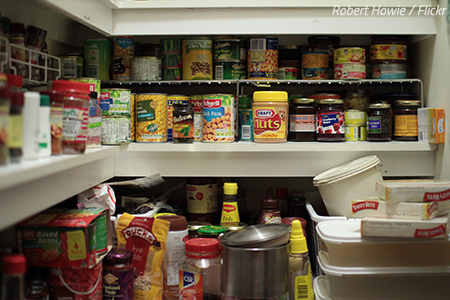What to do with your food supply when moving