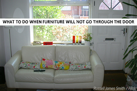 How to fit furniture through a doorway