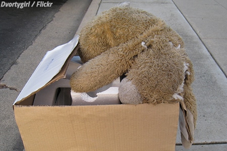 Get rid of stuff when moving