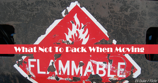 What Not To Pack When Moving