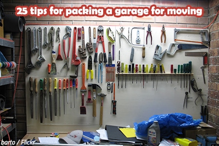 How to pack up a garage