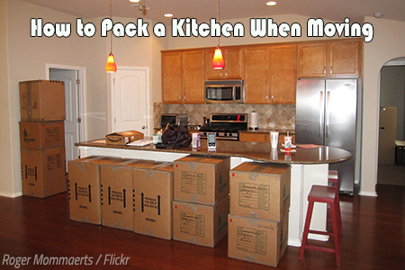 Kitchen packing tips
