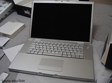 Moving a laptop
