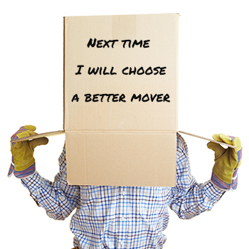 What to do when the moving company did not show up