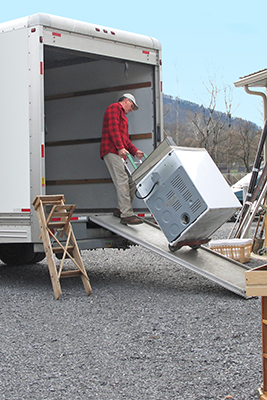How do movers pack a truck?