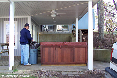 Tips for moving a hot tub