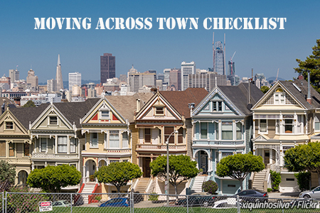 Moving across town checklist