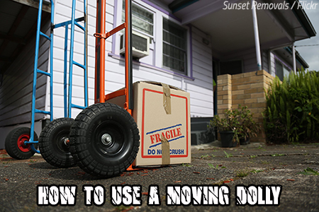 How to use a furniture dolly