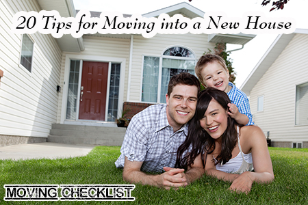 Moving into a new house checklist