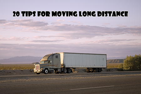 Long distance moving tips
