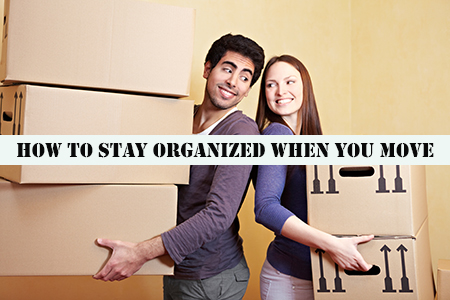 How to get organized for a move