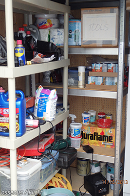 How to pack a garage for moving