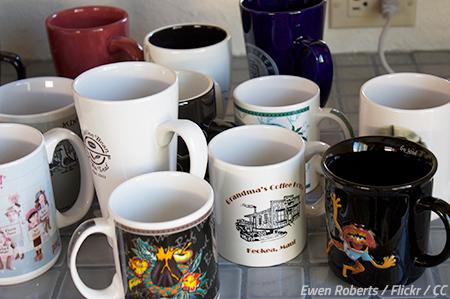 Packing mugs for a move