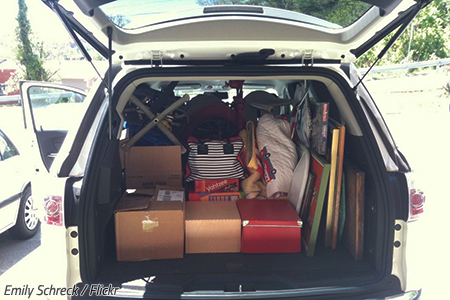How to pack a car for a road trip