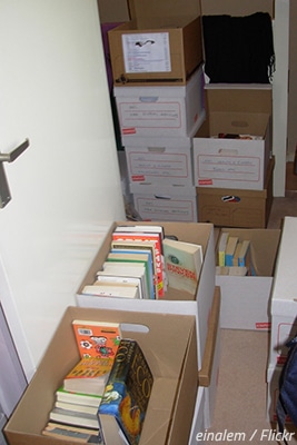 What's the easiest way to pack books?
