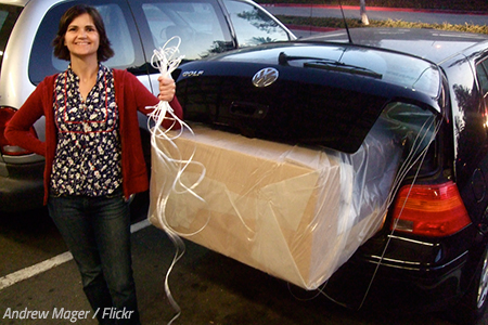 How to pack a car for a cross country move