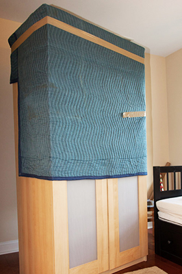 How to pack heavy furniture