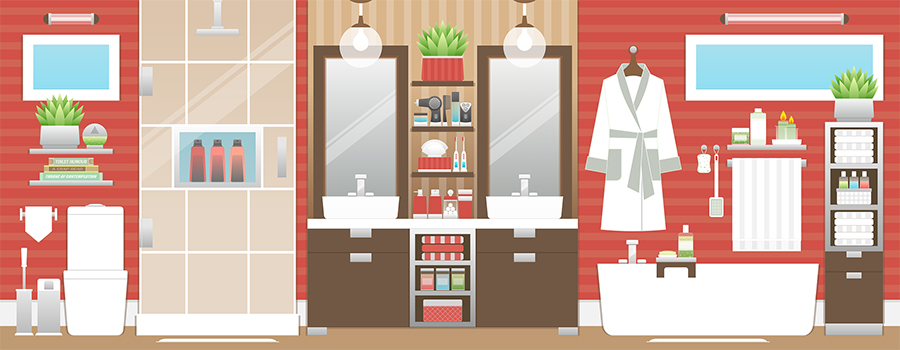 How to pack a bathroom when moving house