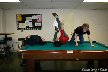 Someone to move a pool table