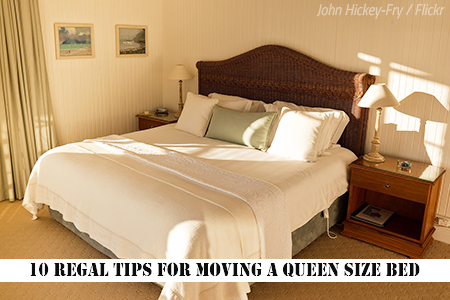 How to move a queen size bed