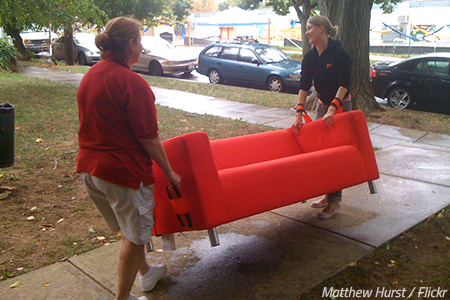 Safety tips when moving furniture