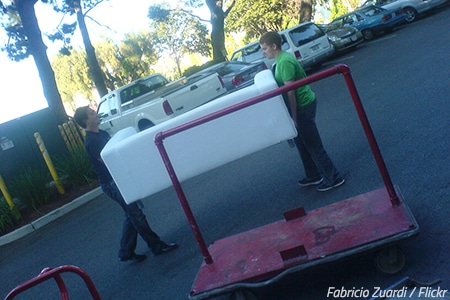 How to move heavy furniture easily