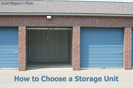 How to choose a storage unit