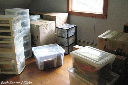 How to pack for long term storage