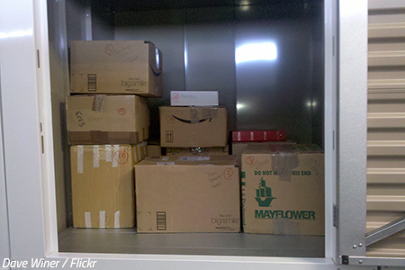 Preparing items for storage