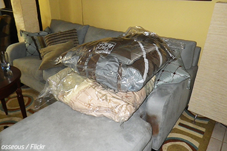 how to pack bulky clothes