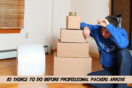 What to do before movers come to pack
