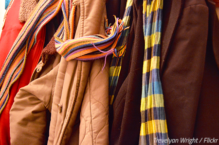 How to pack coats when moving