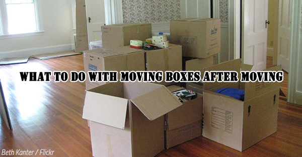 What to Do with Moving Boxes After Moving